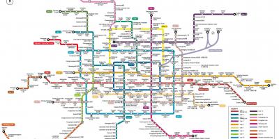 Pekino metro žemėlapis 2016