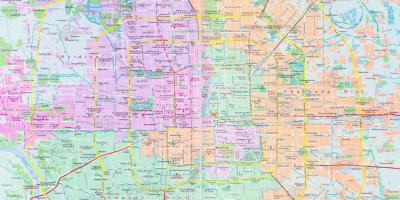 Žemėlapis Pekino gatvės