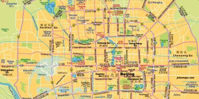 Pekino žiedas kelių žemėlapis