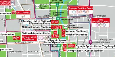 Žemėlapis Pekino olimpinis parkas
